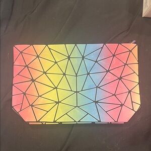Geometric Rainbow Clutch